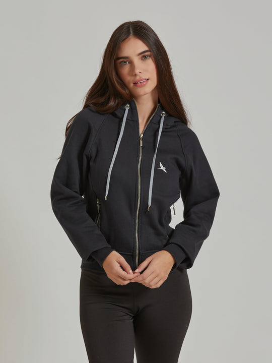 Aiuruocan Brand Women's Black Hoodie Aiuruocan