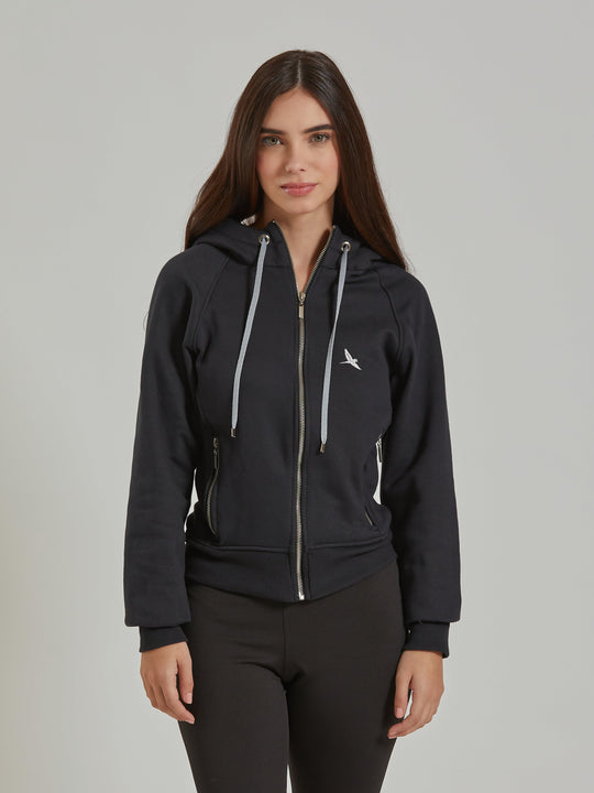 Aiuruocan Brand Women's Black Hoodie Aiuruocan