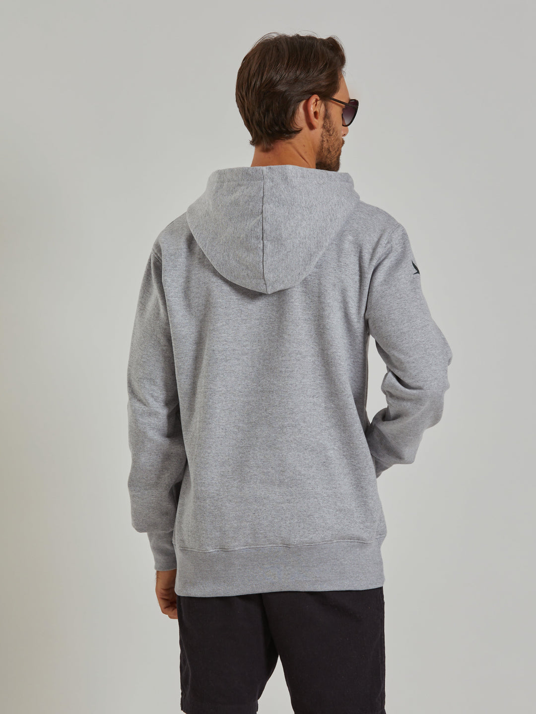 Aiuruocan Triple Brand Grey Men's Hoodie Aiuruocan