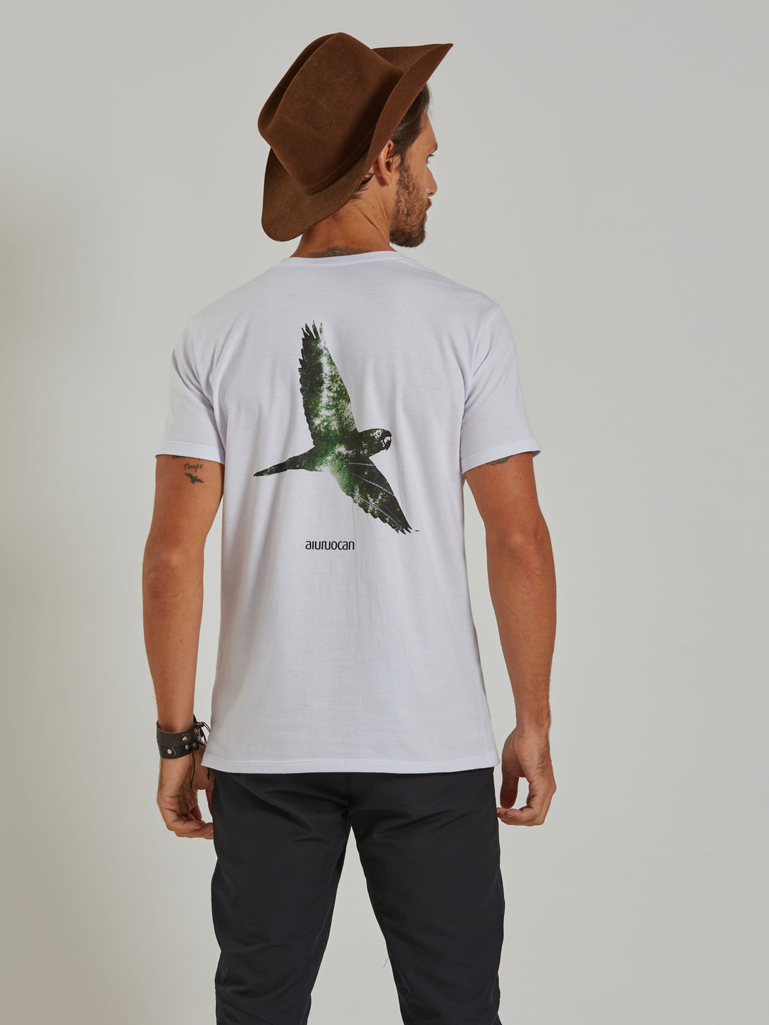 Aristotle Nature Men's White T-Shirt Aiuruocan