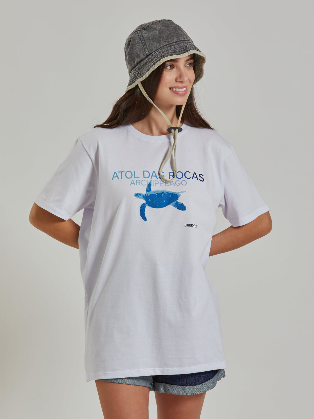 Atol das Rocas Women's White T-Shirt Aiuruocan