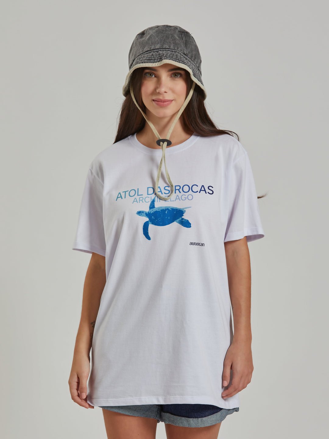 Atol das Rocas Women's White T-Shirt Aiuruocan