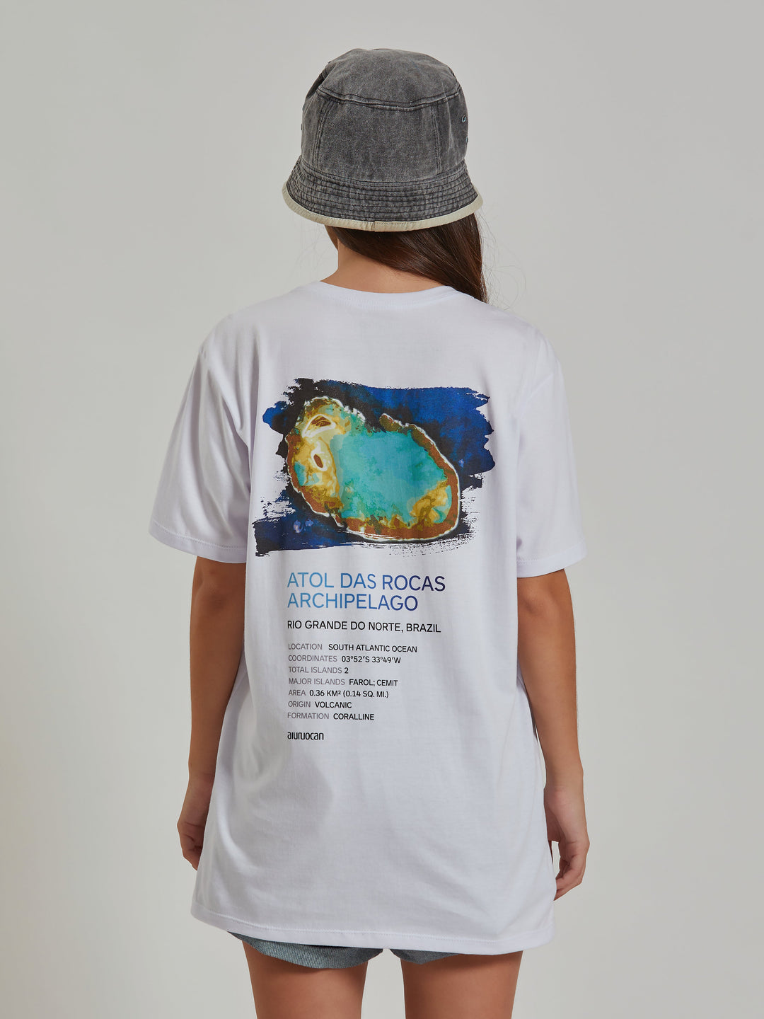 Atol das Rocas Women's White T-Shirt Aiuruocan