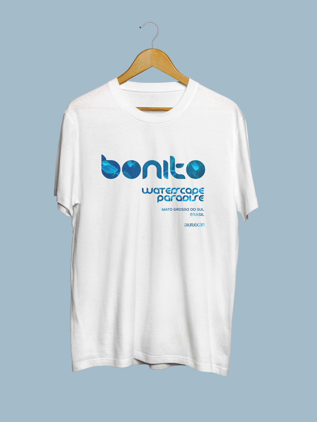 Bonito Men's White T-Shirt Aiuruocan