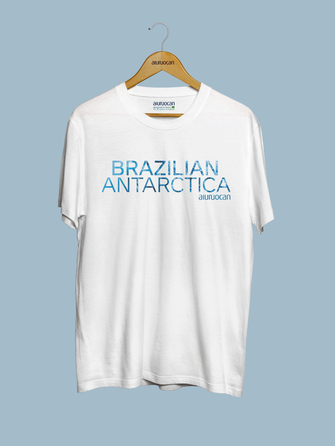 Brazilian Antarctica Men's White T-Shirt Aiuruocan