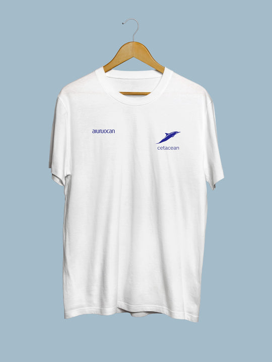 Cetacean Men's White T-Shirt Aiuruocan