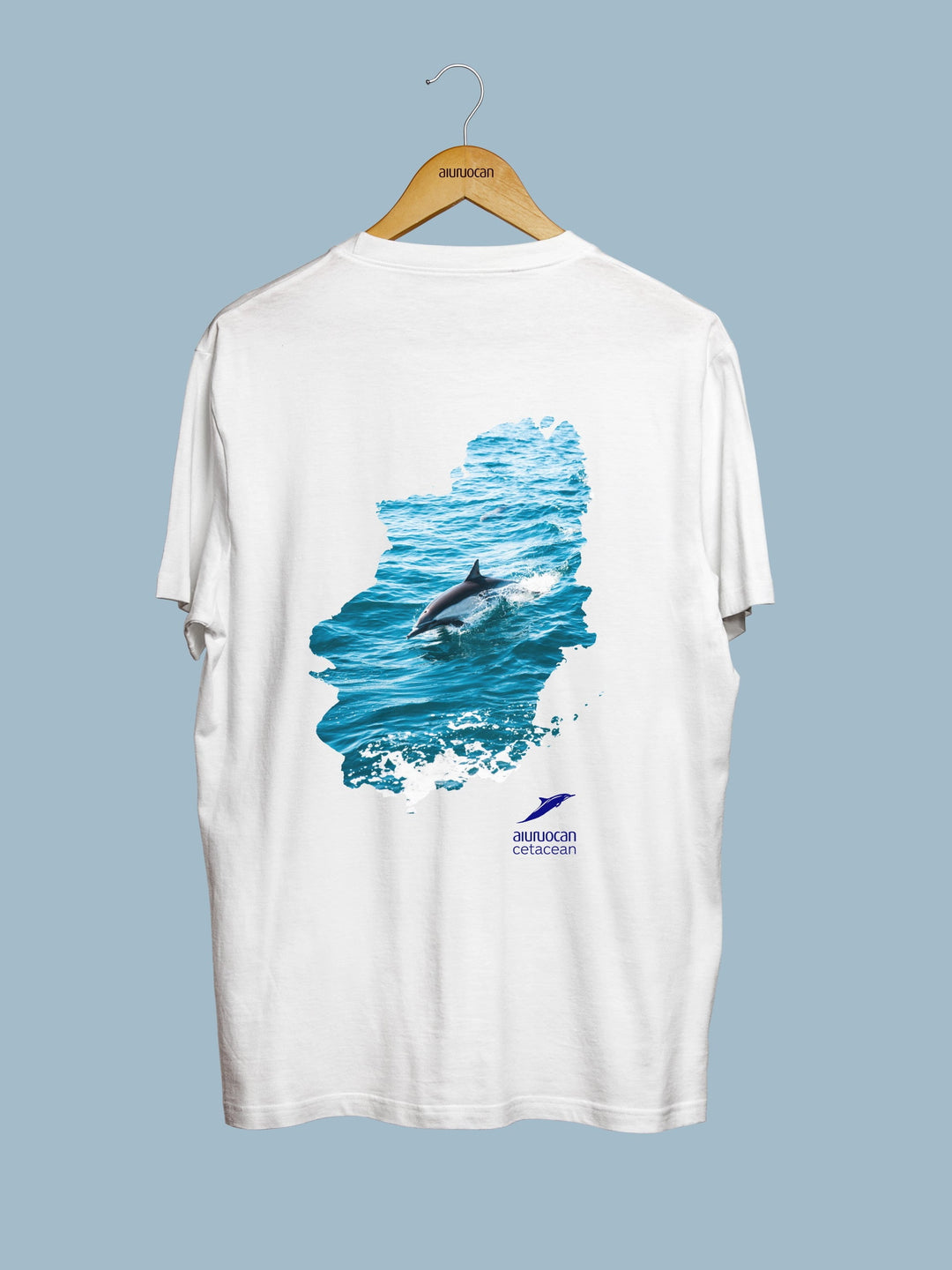 Cetacean Men's White T-Shirt Aiuruocan