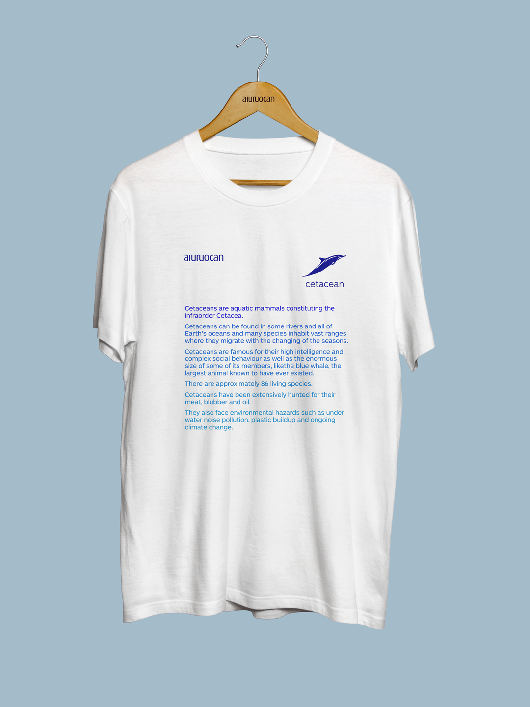 Cetaceans Definition Men's White T-Shirt Aiuruocan