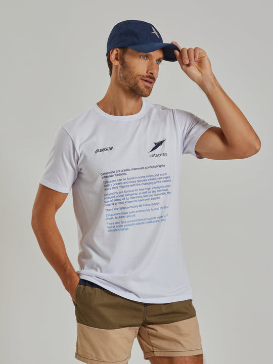 Cetaceans Definition Men's White T-Shirt Aiuruocan