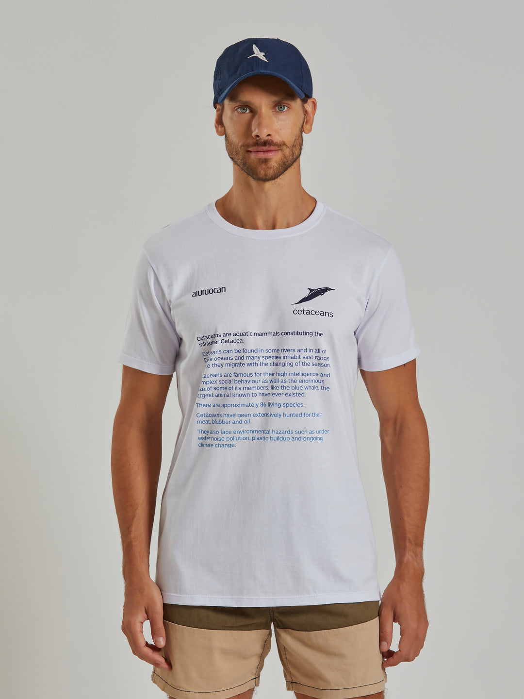 Cetaceans Definition Men's White T-Shirt Aiuruocan