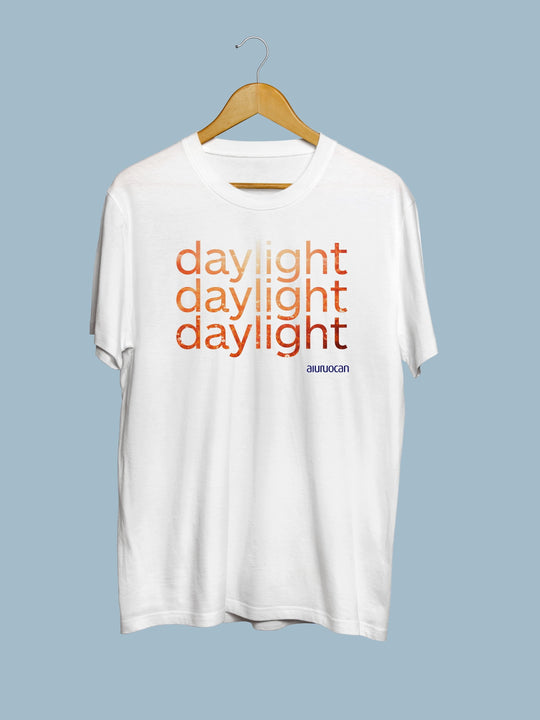 Daylight Men's White T-Shirt Aiuruocan