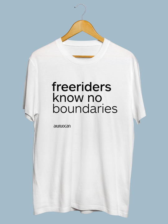 Freeriders Men's White T-Shirt Aiuruocan