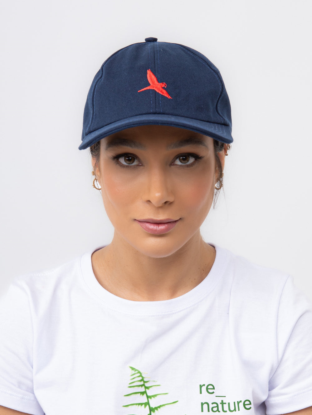 Aiuruocan Women's Red Blue Cap