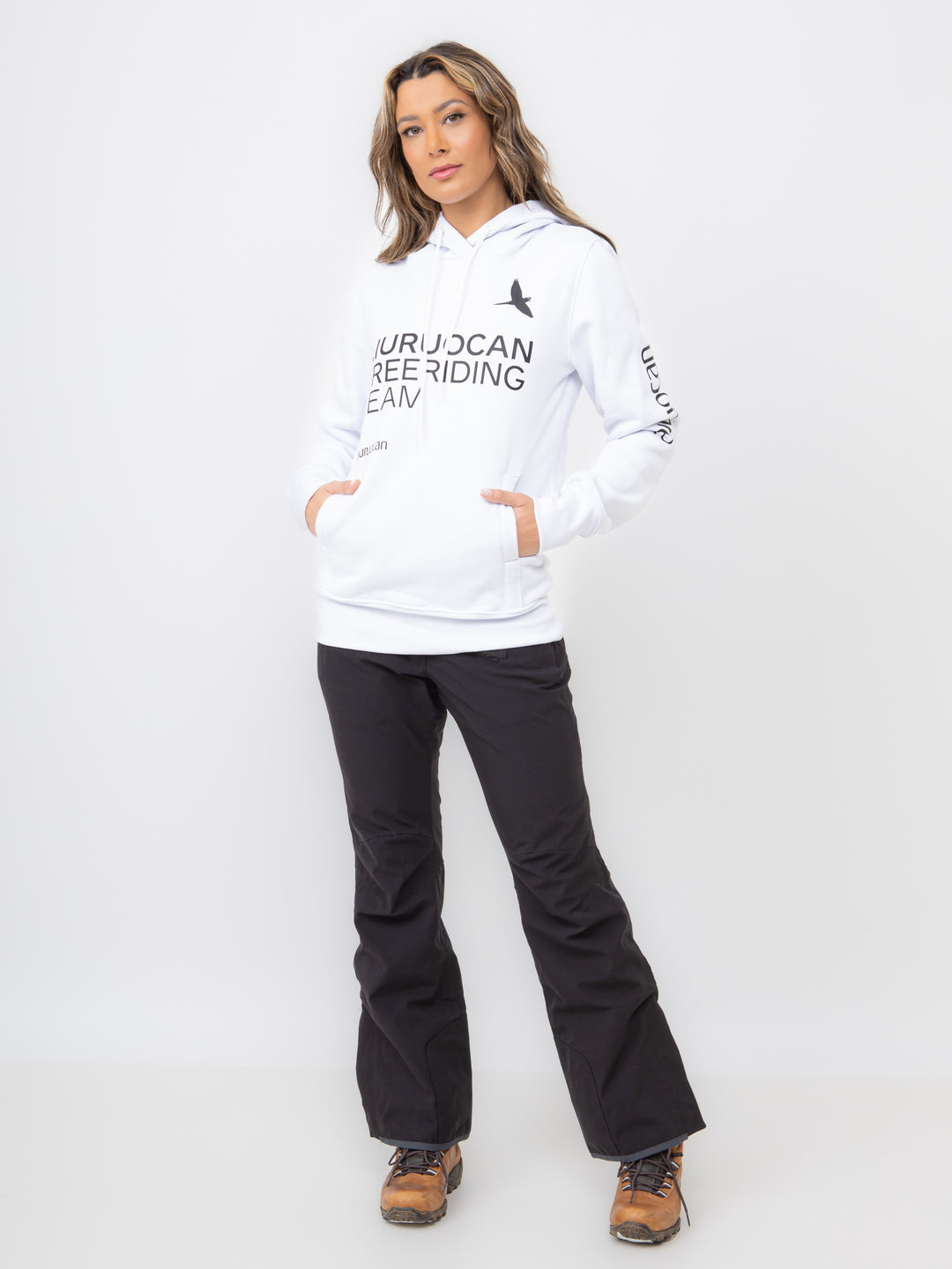 Aiuruocan Freeriding Team Women's White Hoodie