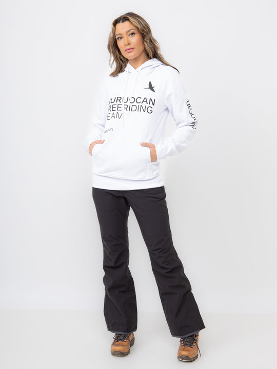 Aiuruocan Freeriding Team Women's White Hoodie