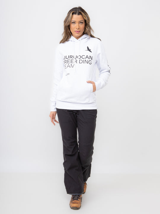 Aiuruocan Freeriding Team Women's White Hoodie