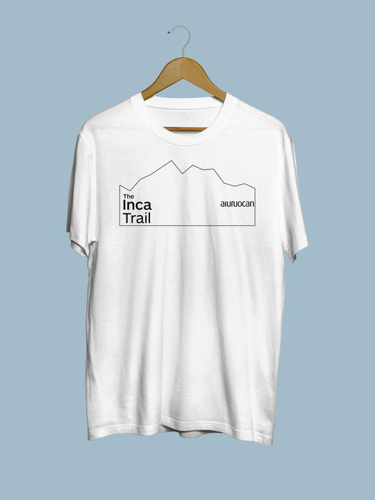 Inca Trail Men's White T-Shirt Aiuruocan