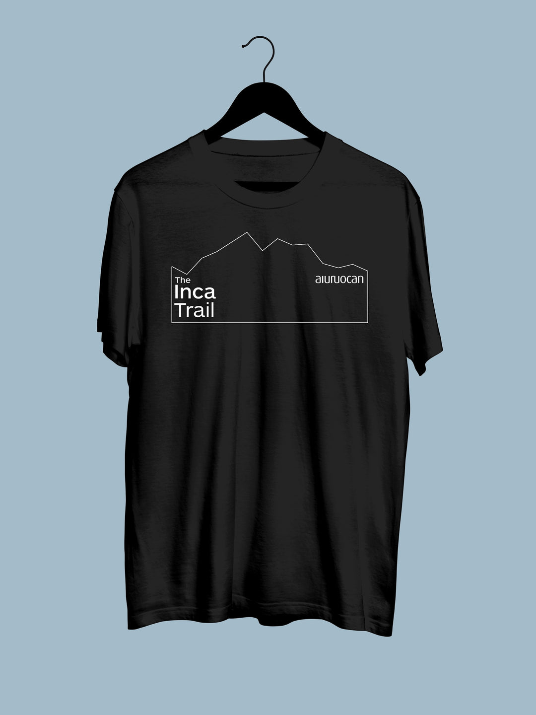 Inca Trail Men's Black T-Shirt