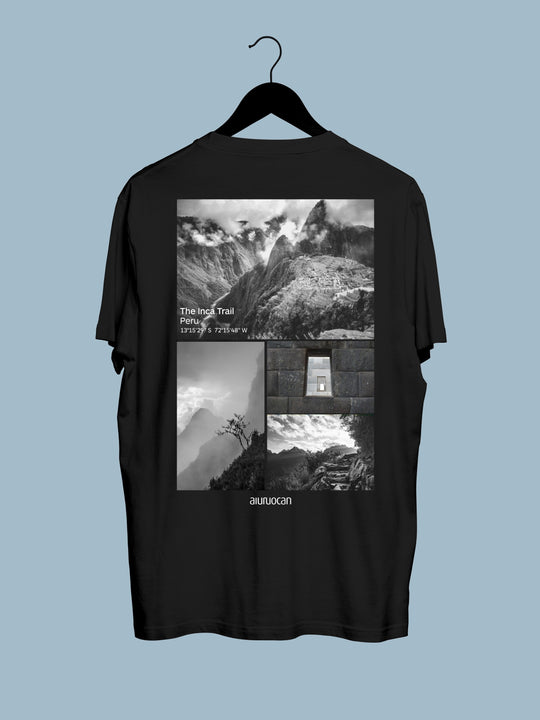 Inca Trail Men's Black T-Shirt