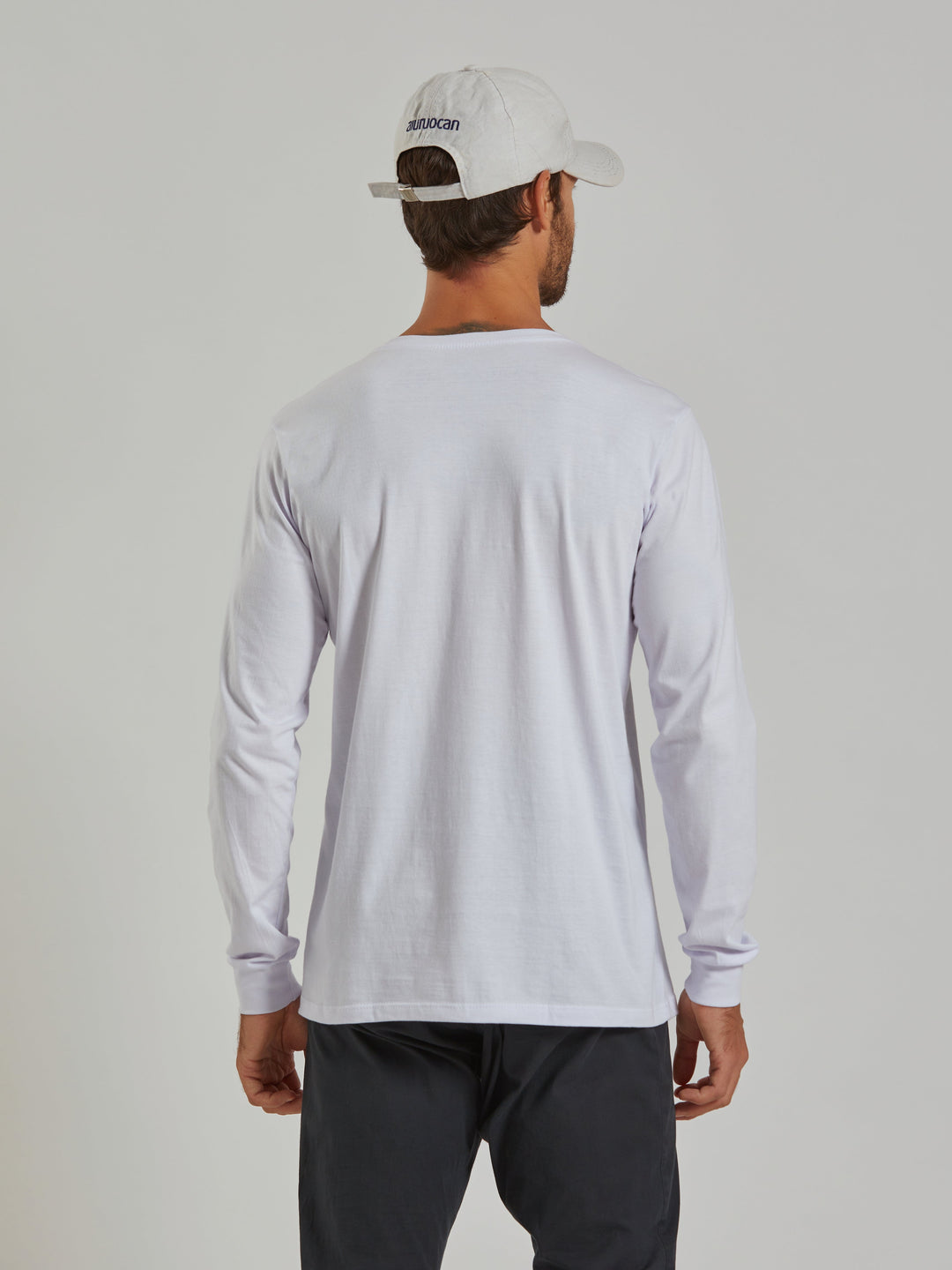 Kitesurfing Men's Long Sleeve White T-Shirt Aiuruocan