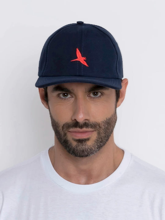 Aiuruocan Mens's Blue Red Cap