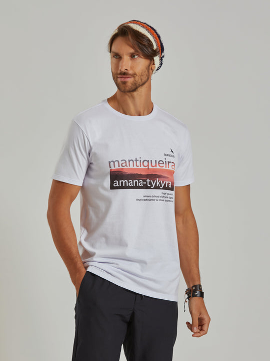 Mantiqueira Amana-Tykyra White T-Shirt Aiuruocan