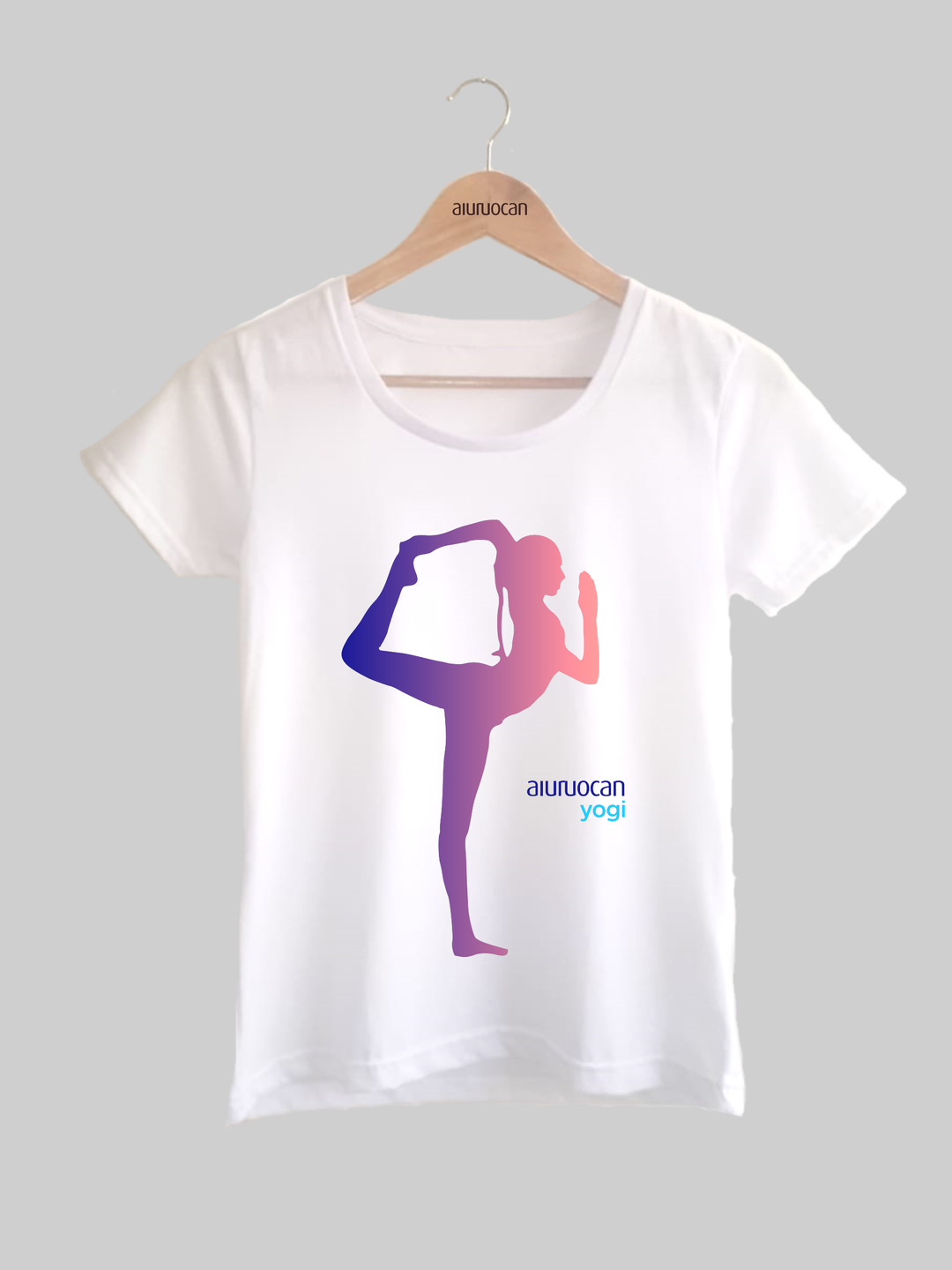 Nataraja Yoga Women's White T-Shirt Aiuruocan