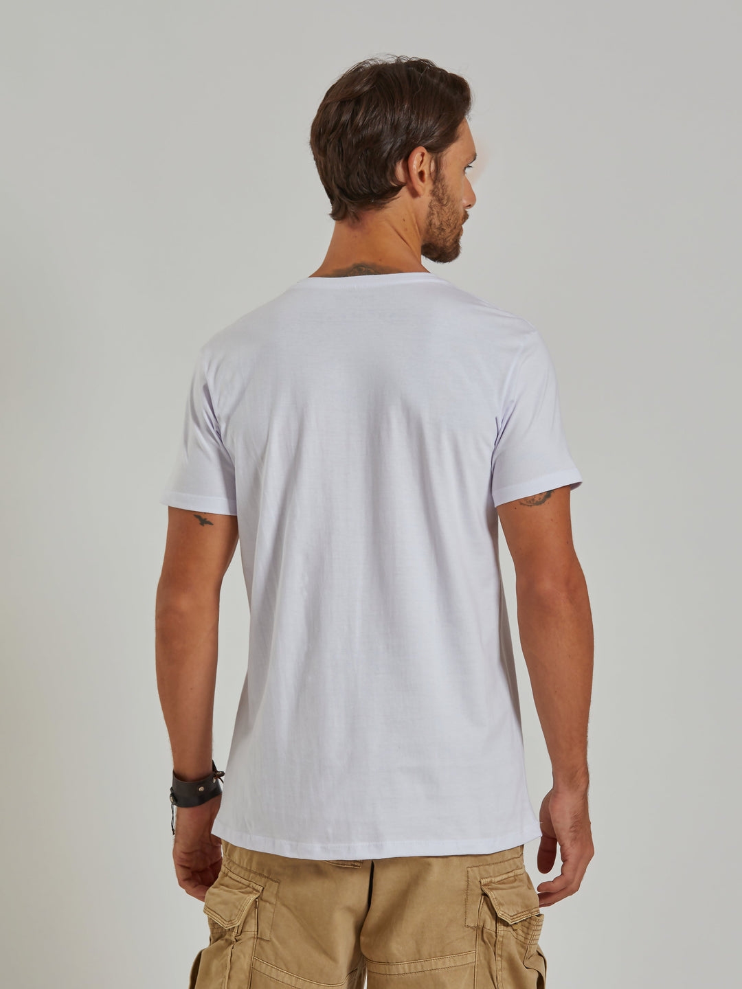 Onwards Upwards Men's White T-Shirt Aiuruocan