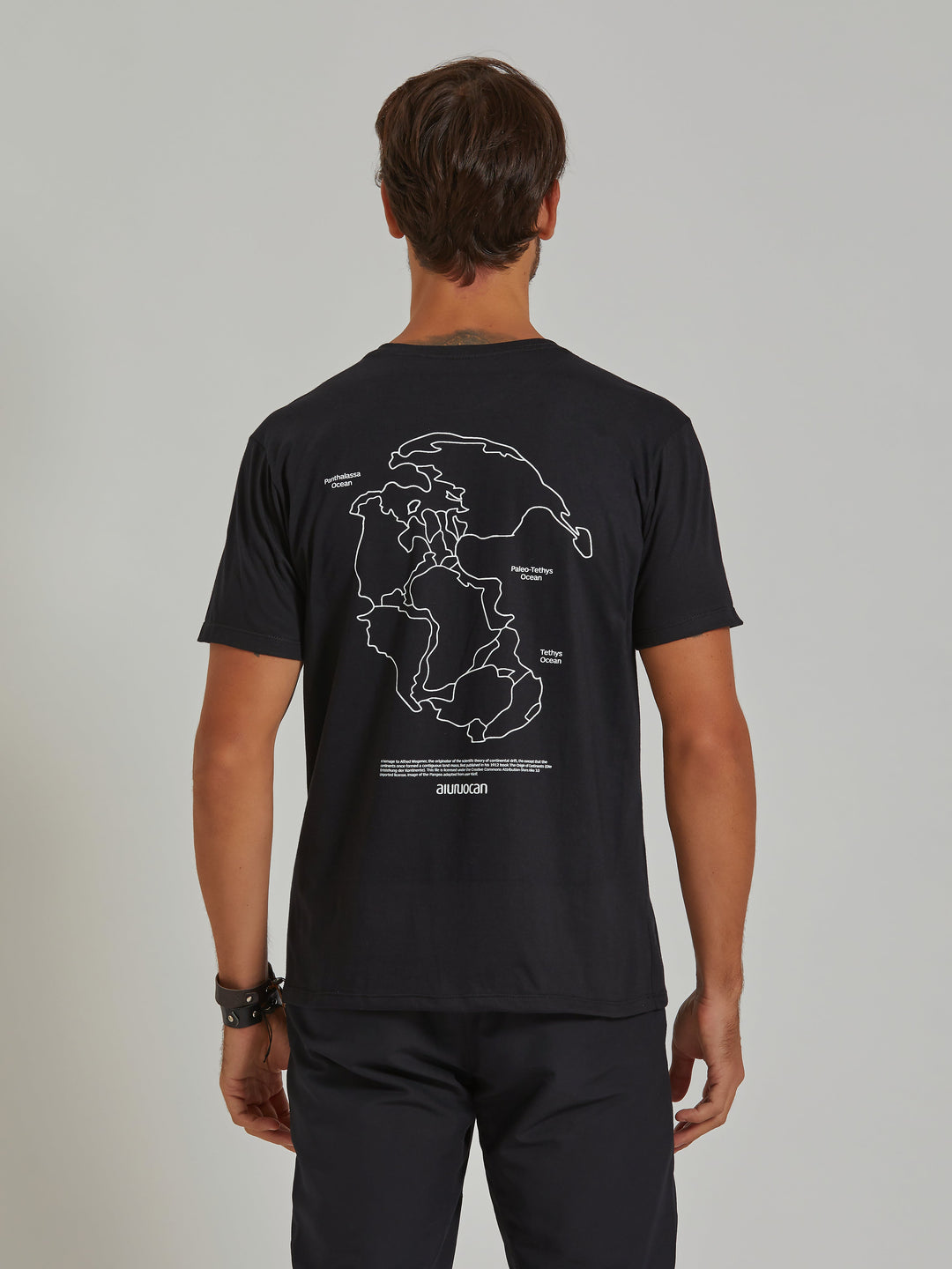 Pangea Men's Black T-Shirt Aiuruocan