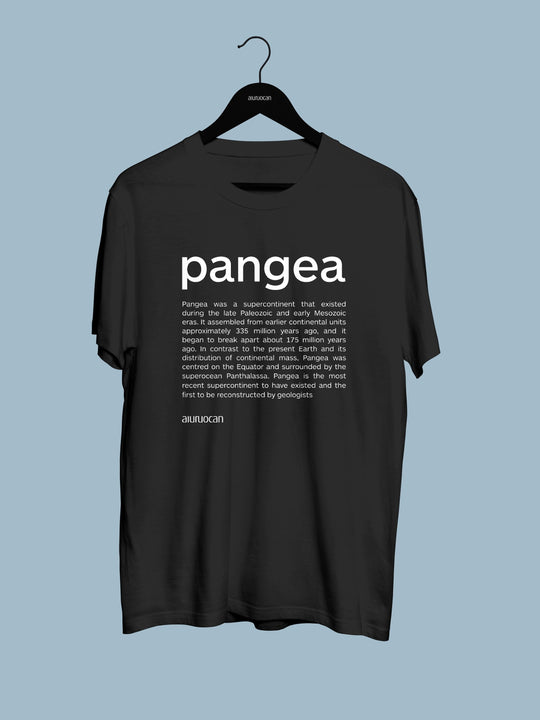 Pangea Men's Black T-Shirt Aiuruocan