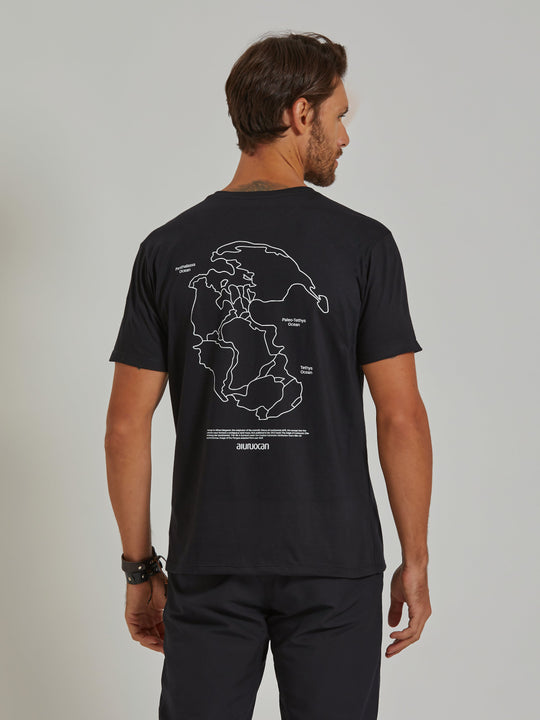 Pangea Men's Black T-Shirt Aiuruocan