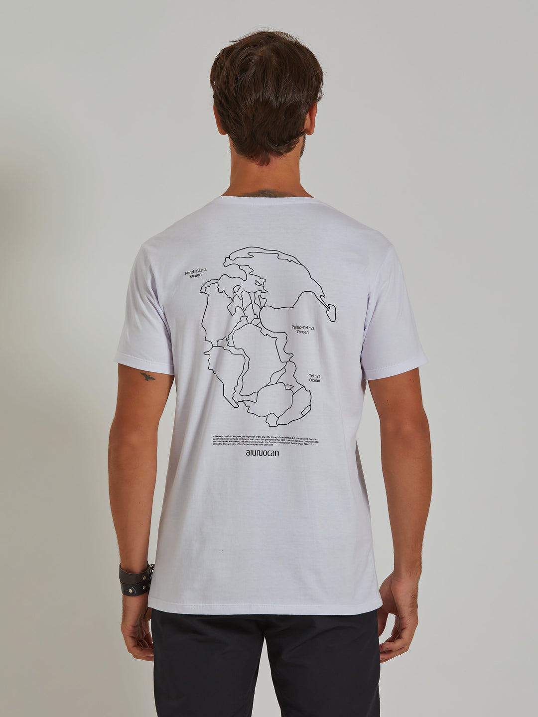 Pangea Men's White T-Shirt Aiuruocan