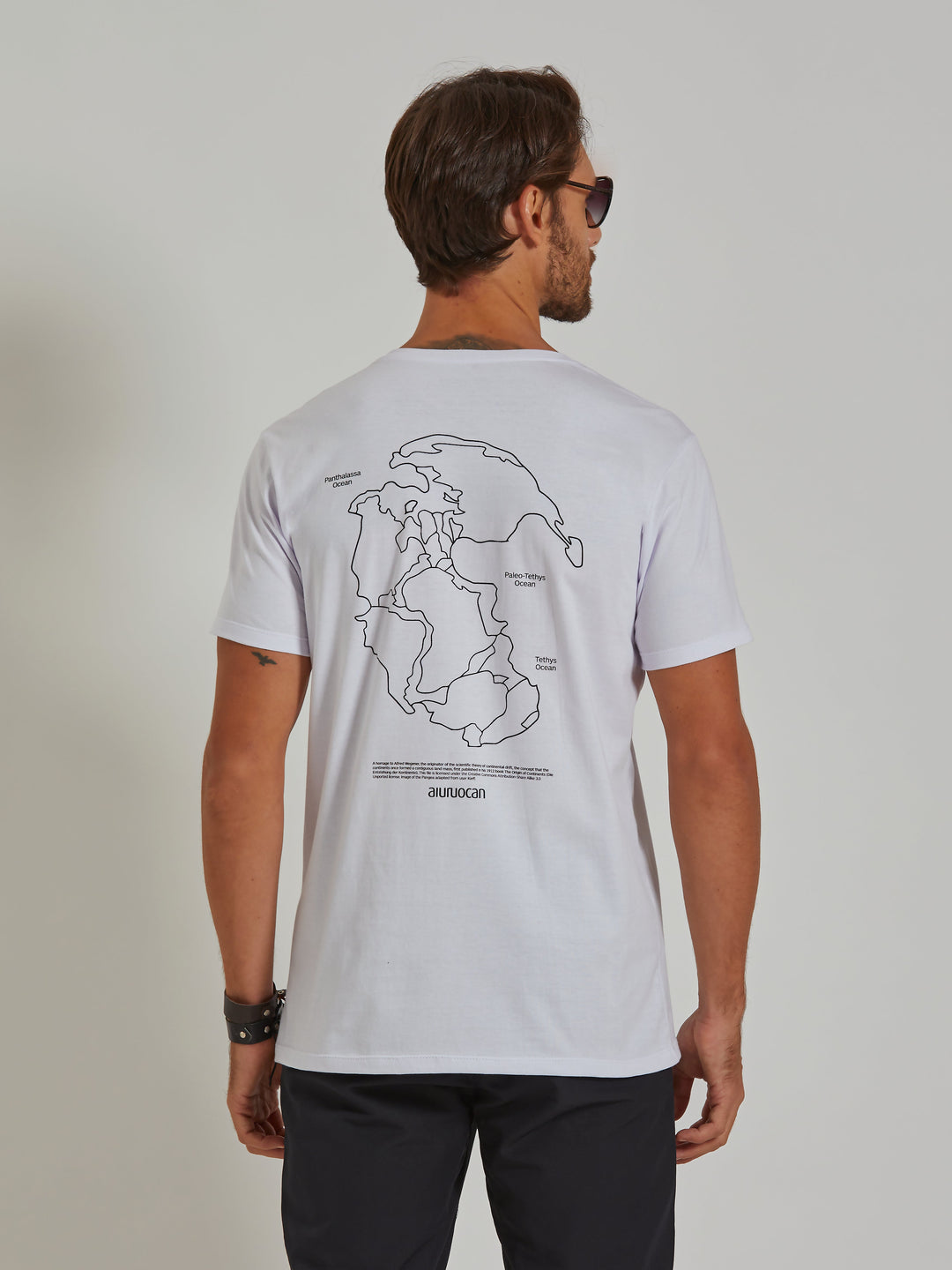 Pangea Men's White T-Shirt Aiuruocan