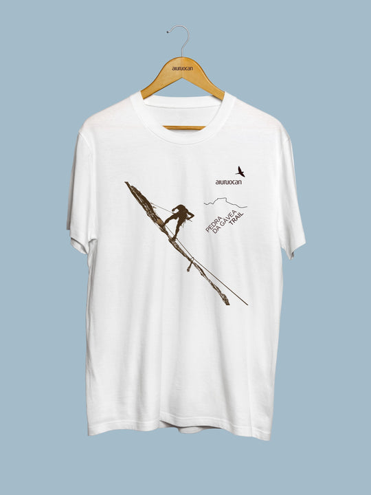 Pedra da Gávea Trail Men's White T-Shirt Aiuruocan