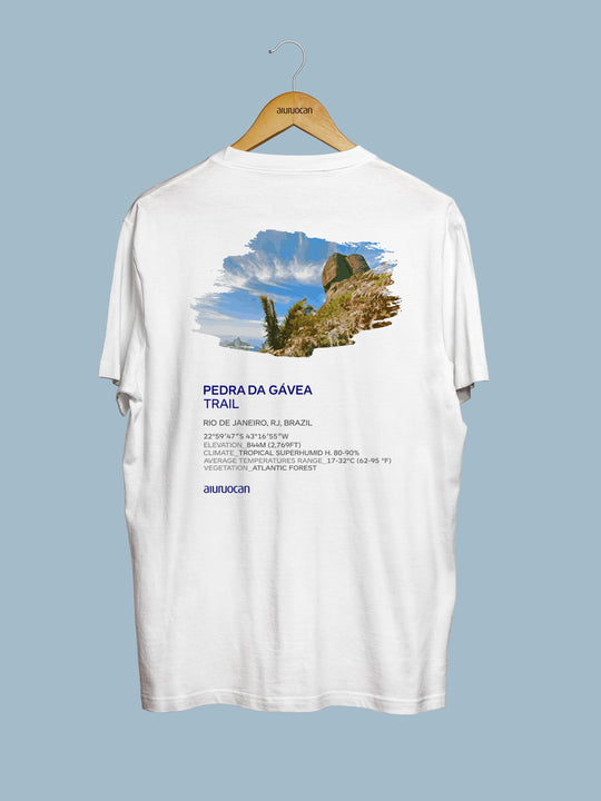 Pedra da Gávea Trail Men's White T-Shirt Aiuruocan