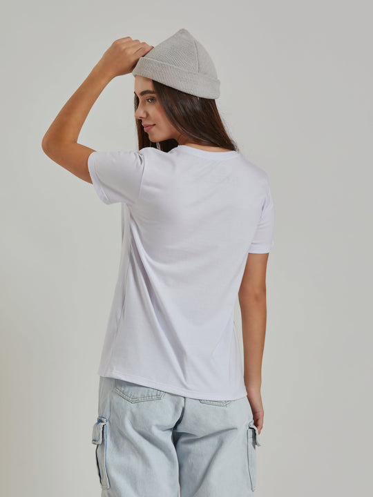 Revoada Women's White T-Shirt Aiuruocan