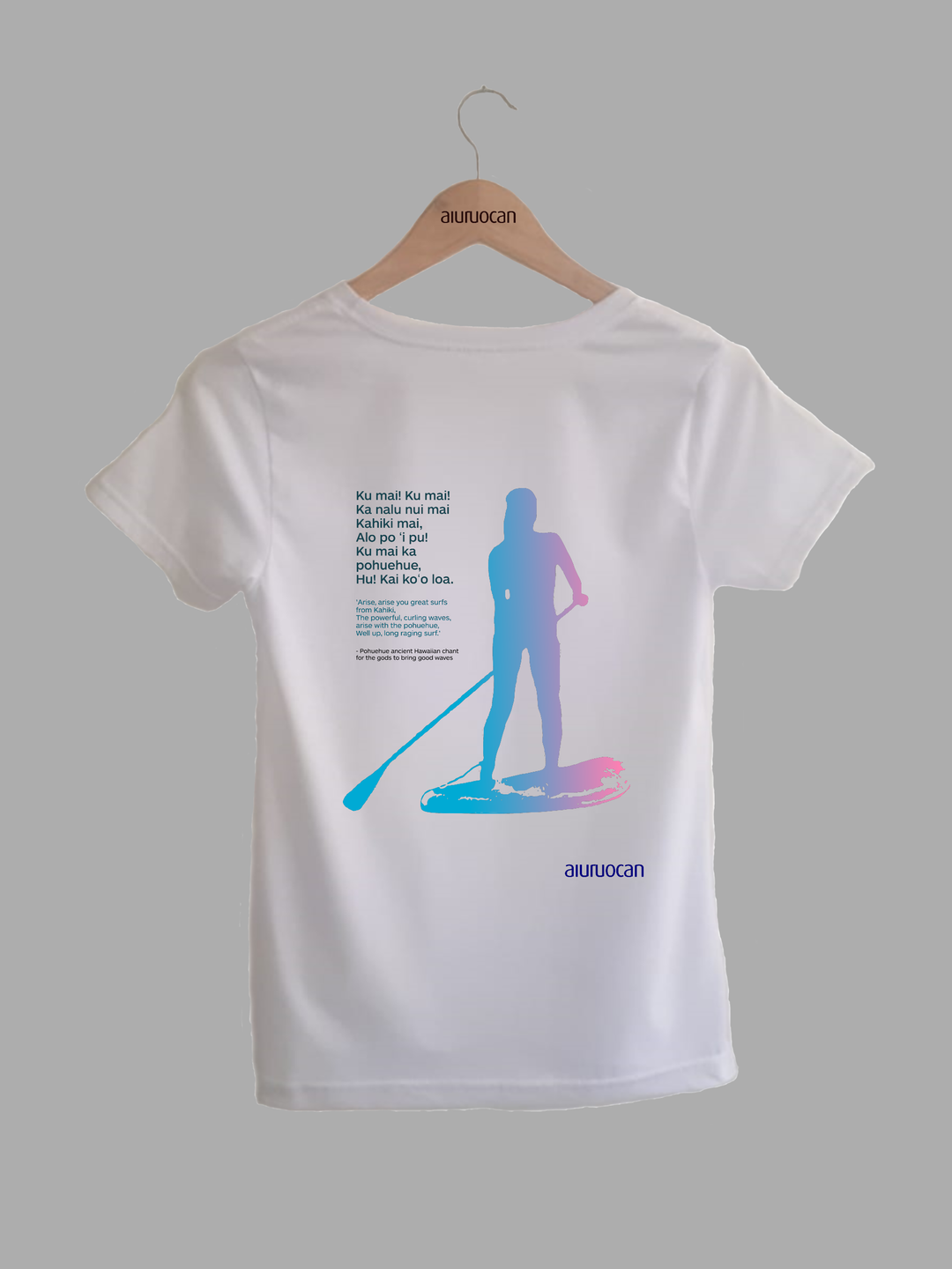 SUP Girl Women's White T-Shirt Aiuruocan