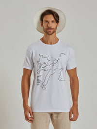 Saco do Mamanguá Men's White T-Shirt