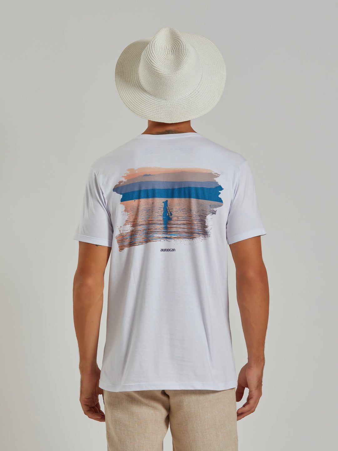 Saco do Mamanguá Men's White T-Shirt Aiuruocan