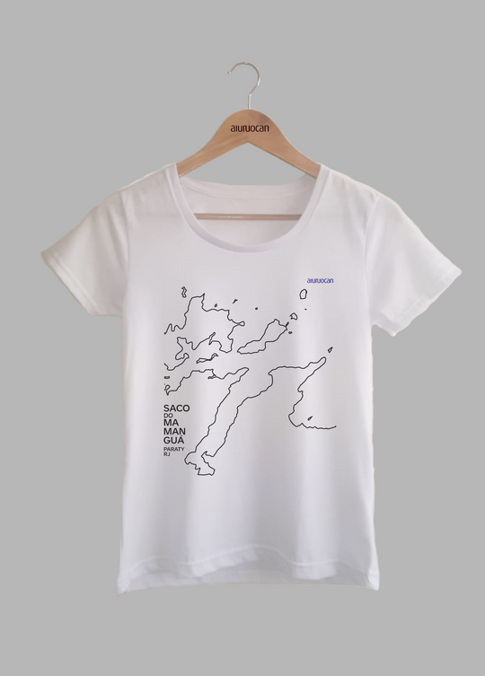 Saco do Mamanguá Women's White T-Shirt Aiuruocan