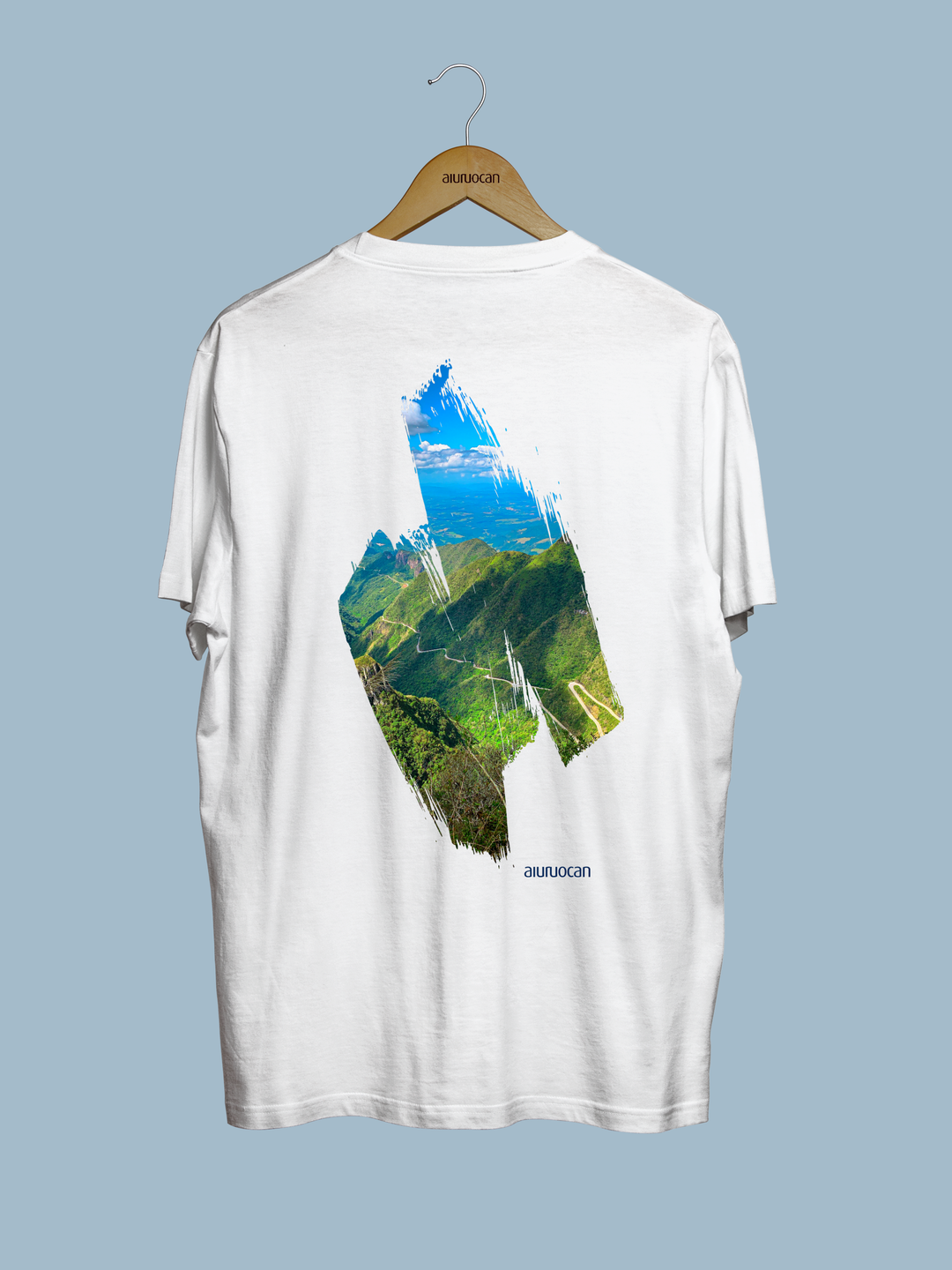 Serra do Rio do Rastro Men's White T-Shirt Aiuruocan