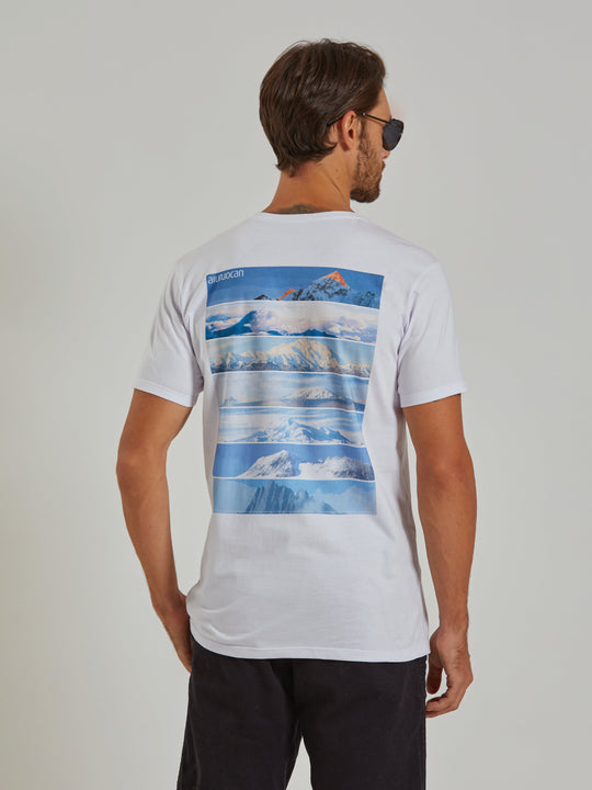 Seven Summits Men's White T-Shirt Aiuruocan