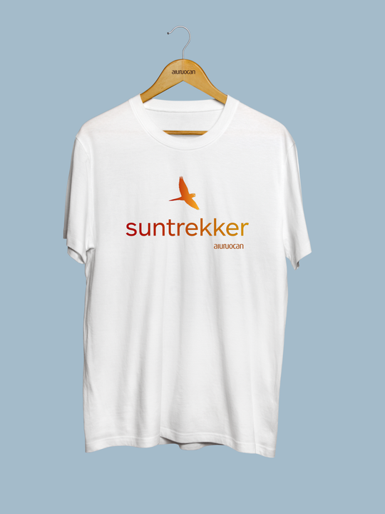 Suntrekker Men's White T-Shirt Aiuruocan