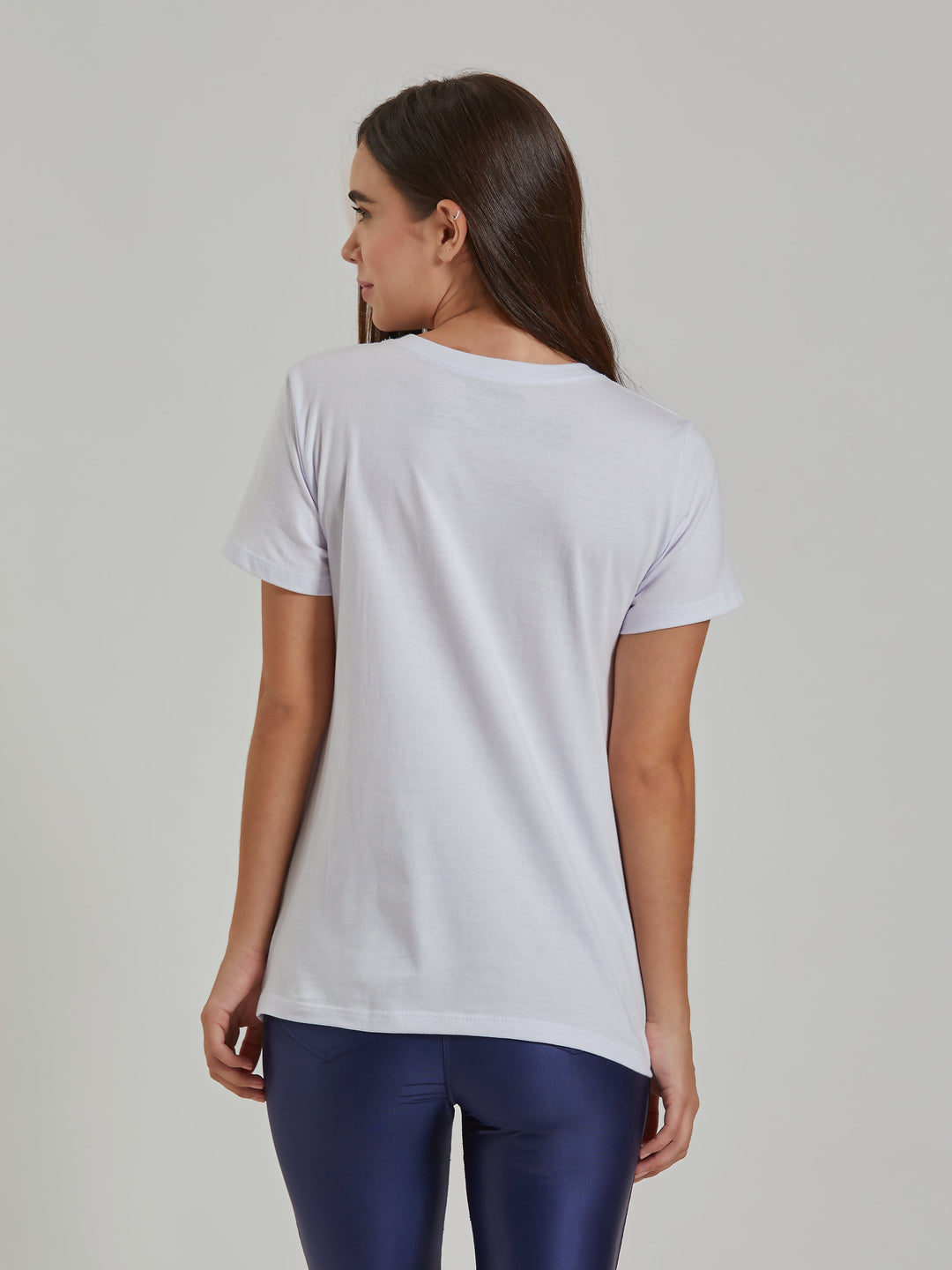 Yoga Lotus Women's White T-Shirt Aiuruocan