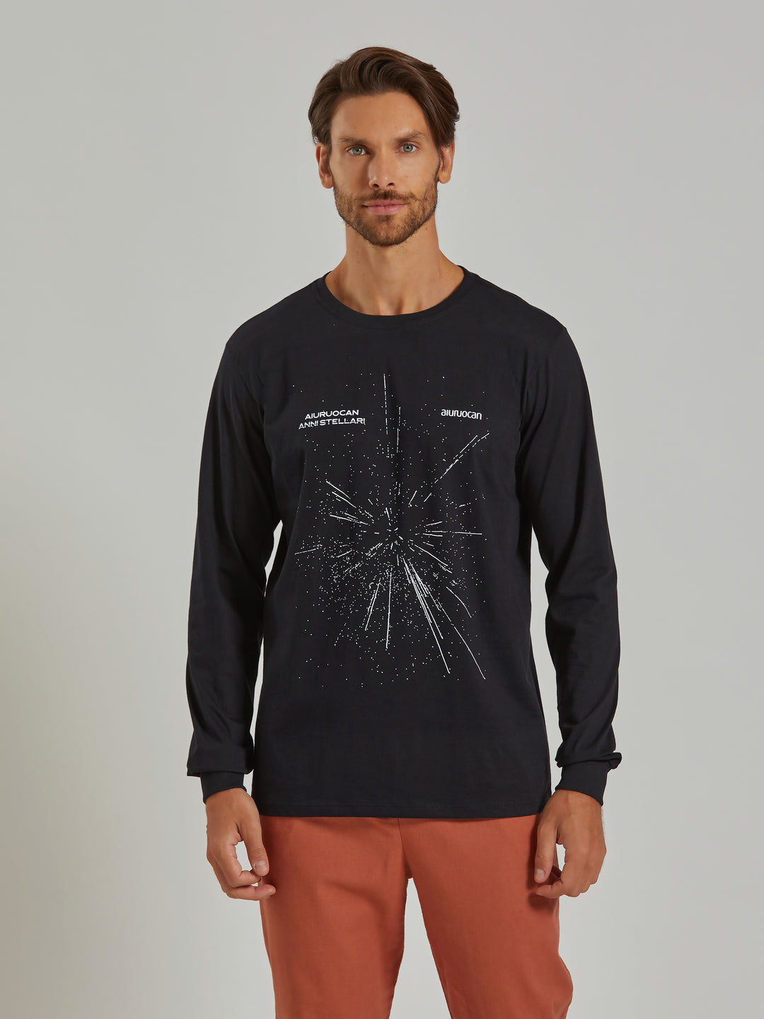 Anni Stellari Big Bang Long Sleeve Men's T-Shirt - Aiuruocan